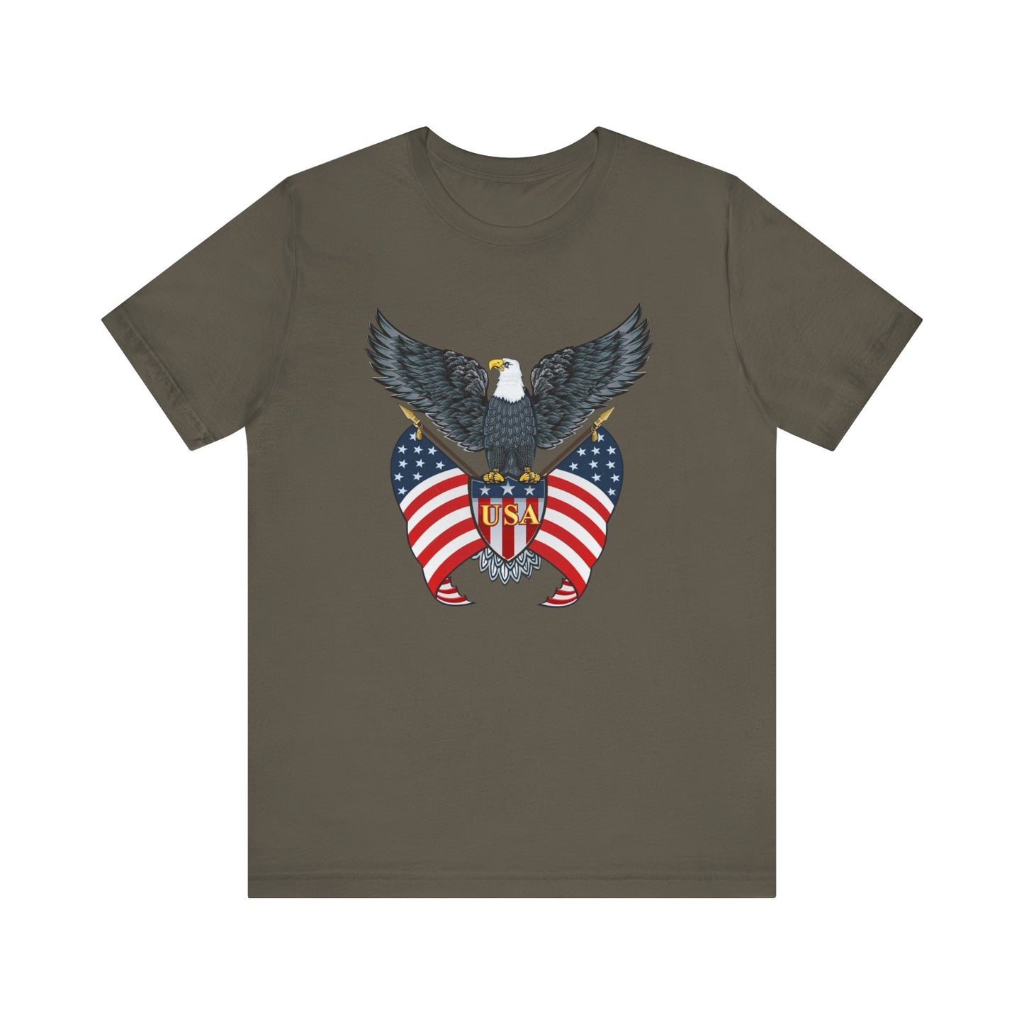 USA Flag Unisex Patriotic T-Shirt | Independence Day Gift, Summer T-Shirt, 4th of July Outfit