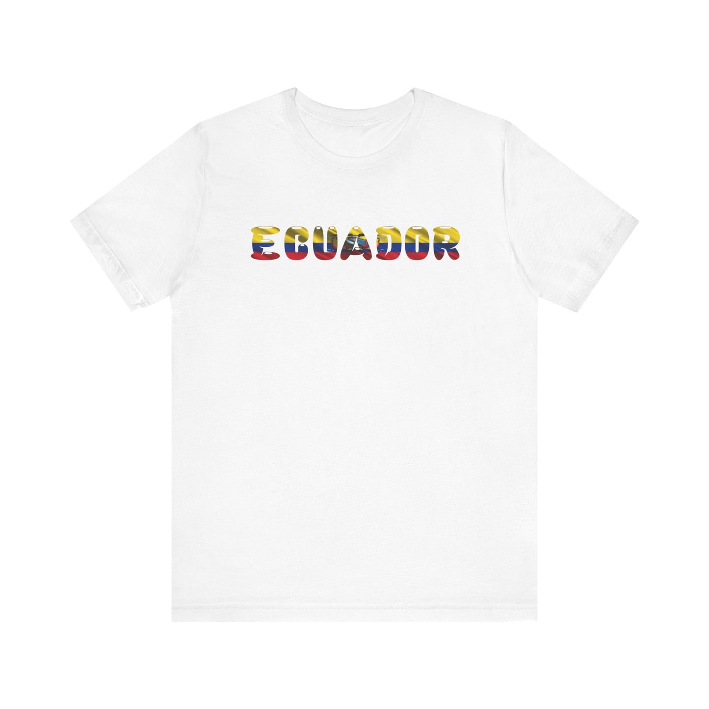 Ecuador Flag Inspired Unisex T-Shirt | Gift for Travelers, Summer Tee, Ecuadorian Culture, Casual Wear