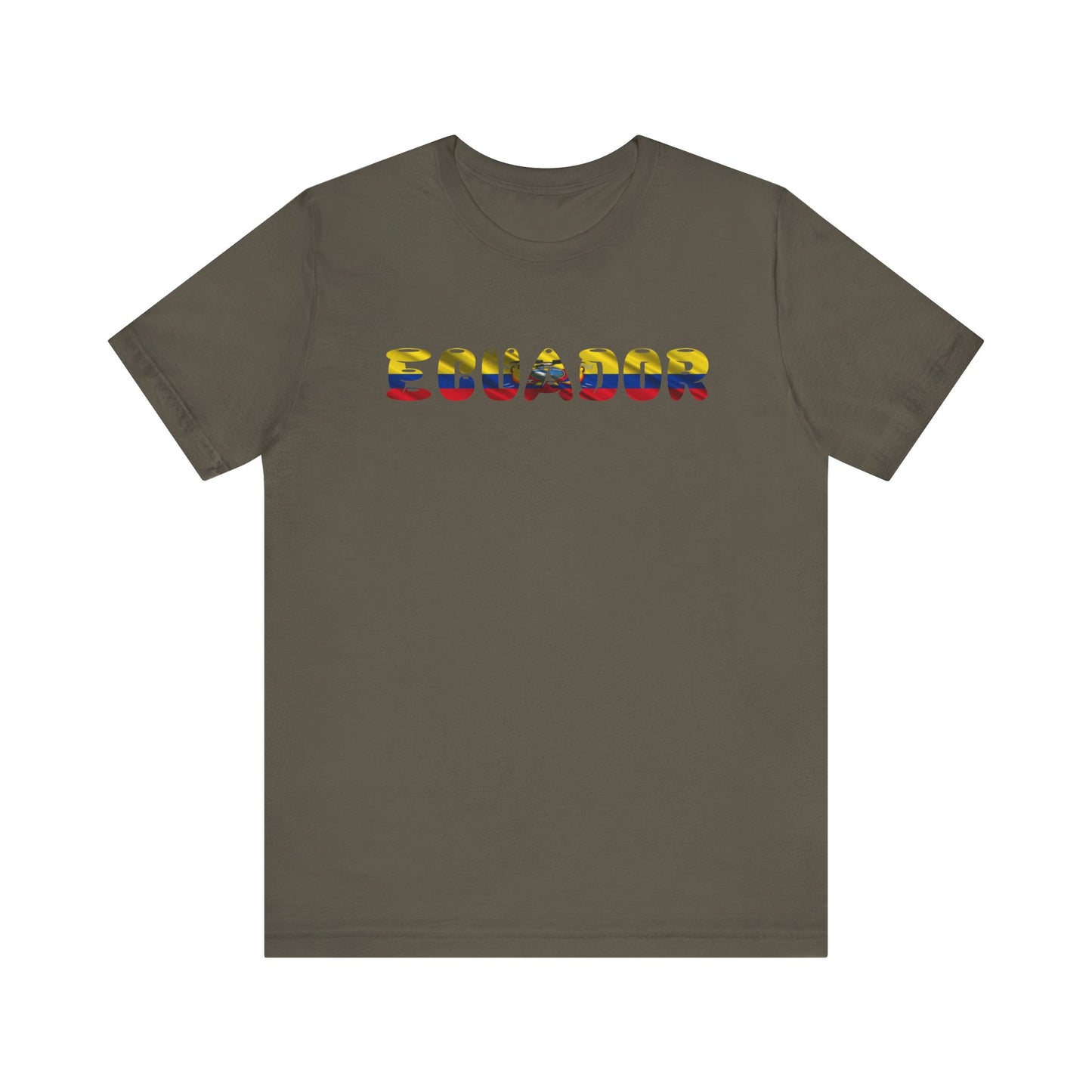 Ecuador Flag Inspired Unisex T-Shirt | Gift for Travelers, Summer Tee, Ecuadorian Culture, Casual Wear