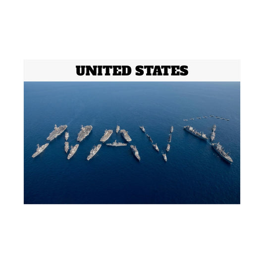 United States Navy Fleet | NAVY Matte Horizontal Poster