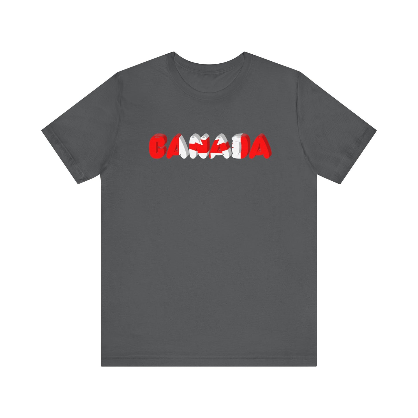 Canada Flag Inspired Unisex T-Shirt | Perfect for Canada Day, Gifts for Canadians and Travelers, Casual Wear, Holiday Apparel