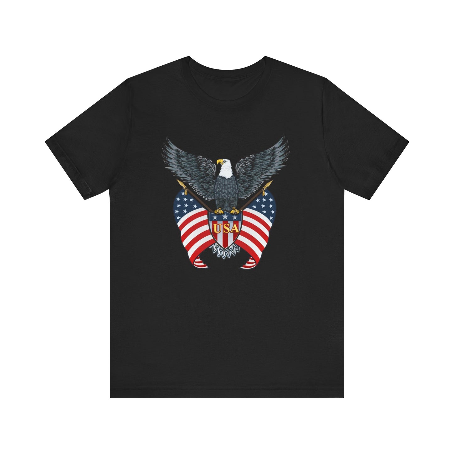 USA Flag Unisex Patriotic T-Shirt | Independence Day Gift, Summer T-Shirt, 4th of July Outfit