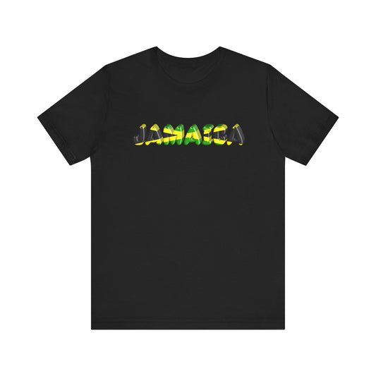 Jamaica Flag Inspired Unisex T-Shirt | Summer Vacation Style, Caribbean Pride Shirt, Gift for Travelers, Festival Wear, Casual Look