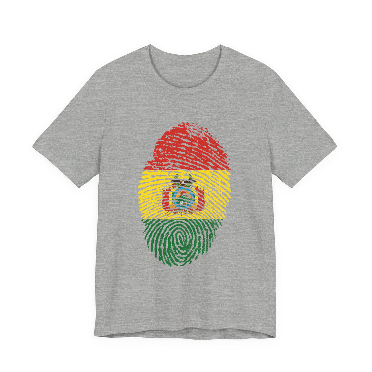 Bolivia Fingerprint Flag T-Shirt | Patriotic Tee