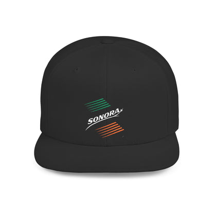 Mexico Colors Flat Bill Baseball Cap (Embroidery) | Cool Cap for Everyday Wear, Streetwear, Gifts for Him, Unisex, Personalizable