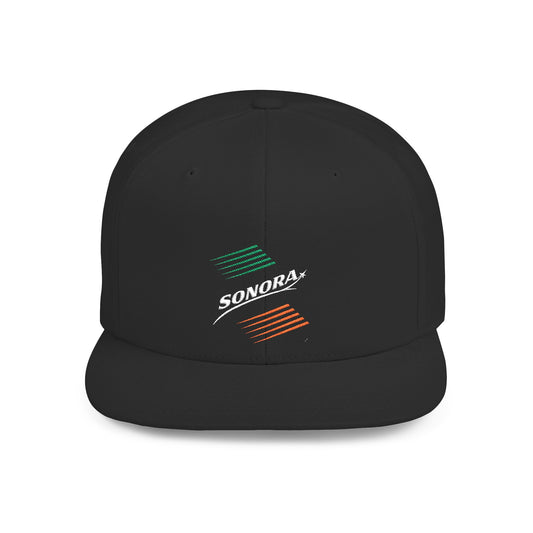 Mexico Colors Flat Bill Baseball Cap (Embroidery) | Cool Cap for Everyday Wear, Streetwear, Gifts for Him, Unisex, Personalizable