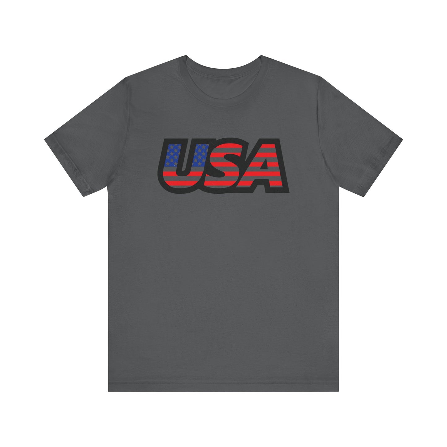 USA Flag Unisex Patriotic T-Shirt | For Independence Day, National Holidays, Casual Wear