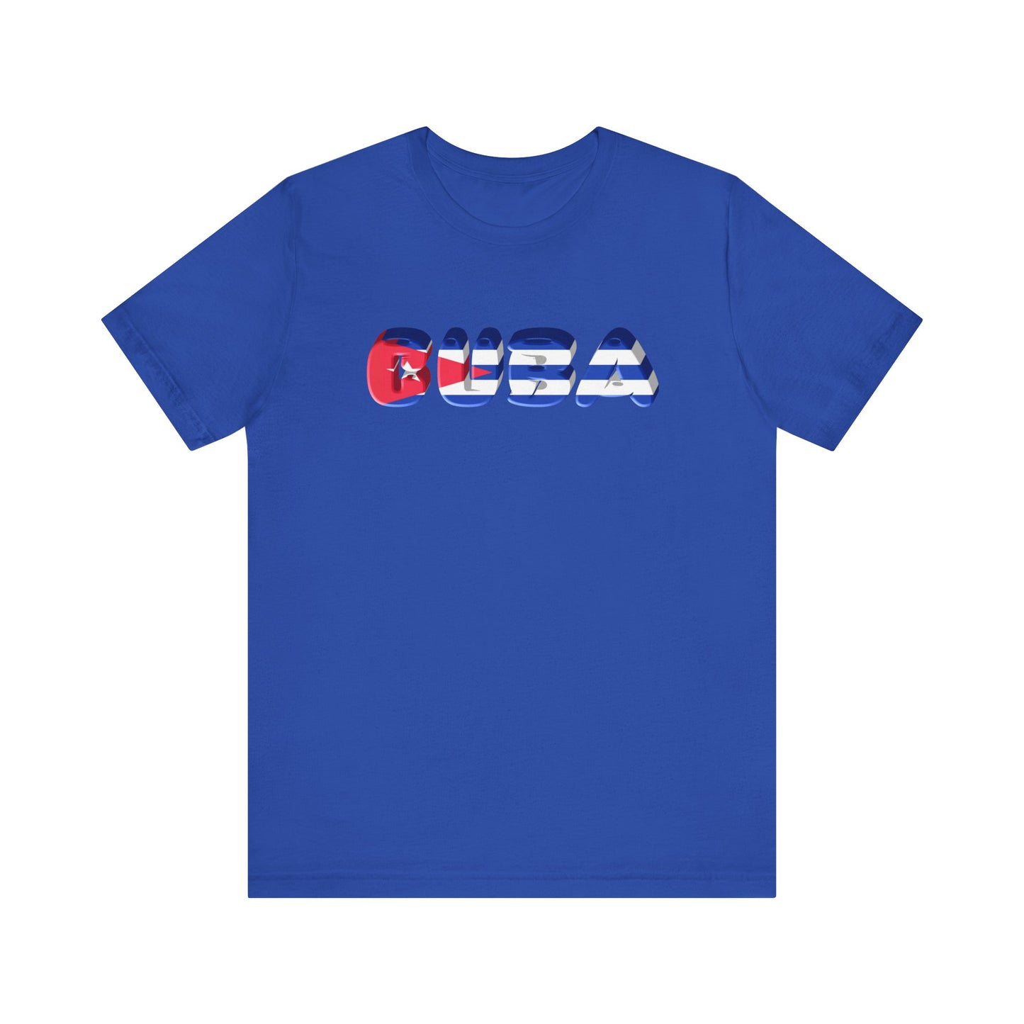 Cuban Flag Inspired Unisex T-Shirt | Casual Wear, Vacation Tee, Gift for Travelers, Summer Apparel, Caribbean Vibes