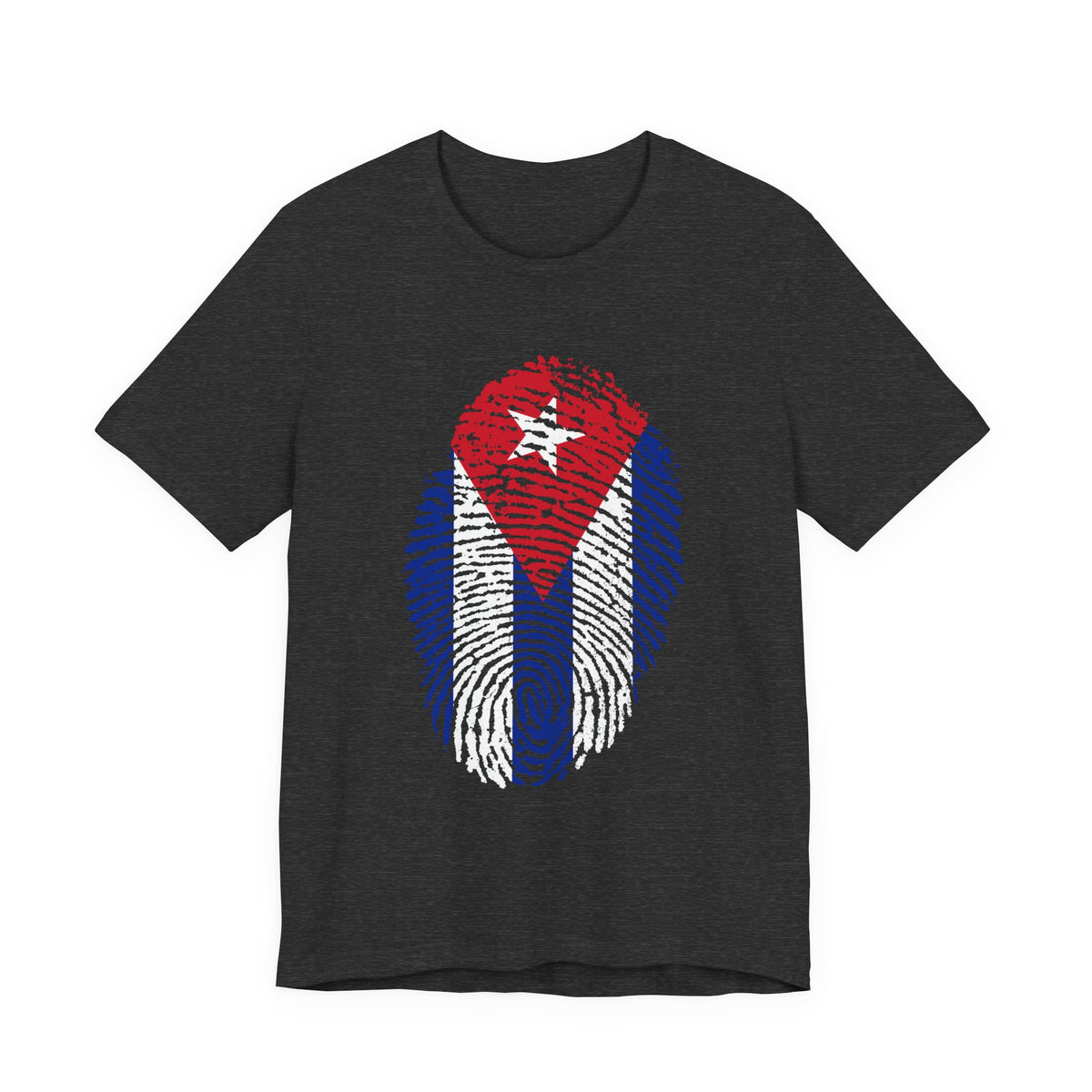 Cuba Flag Fingerprint T-Shirt | Patriotic Tee