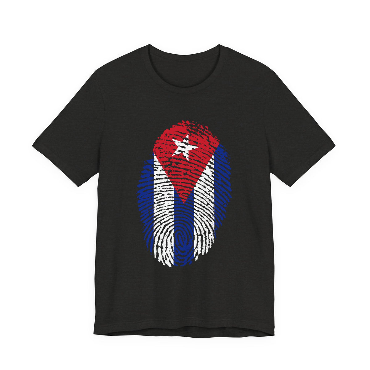Cuba Flag Fingerprint T-Shirt | Patriotic Tee