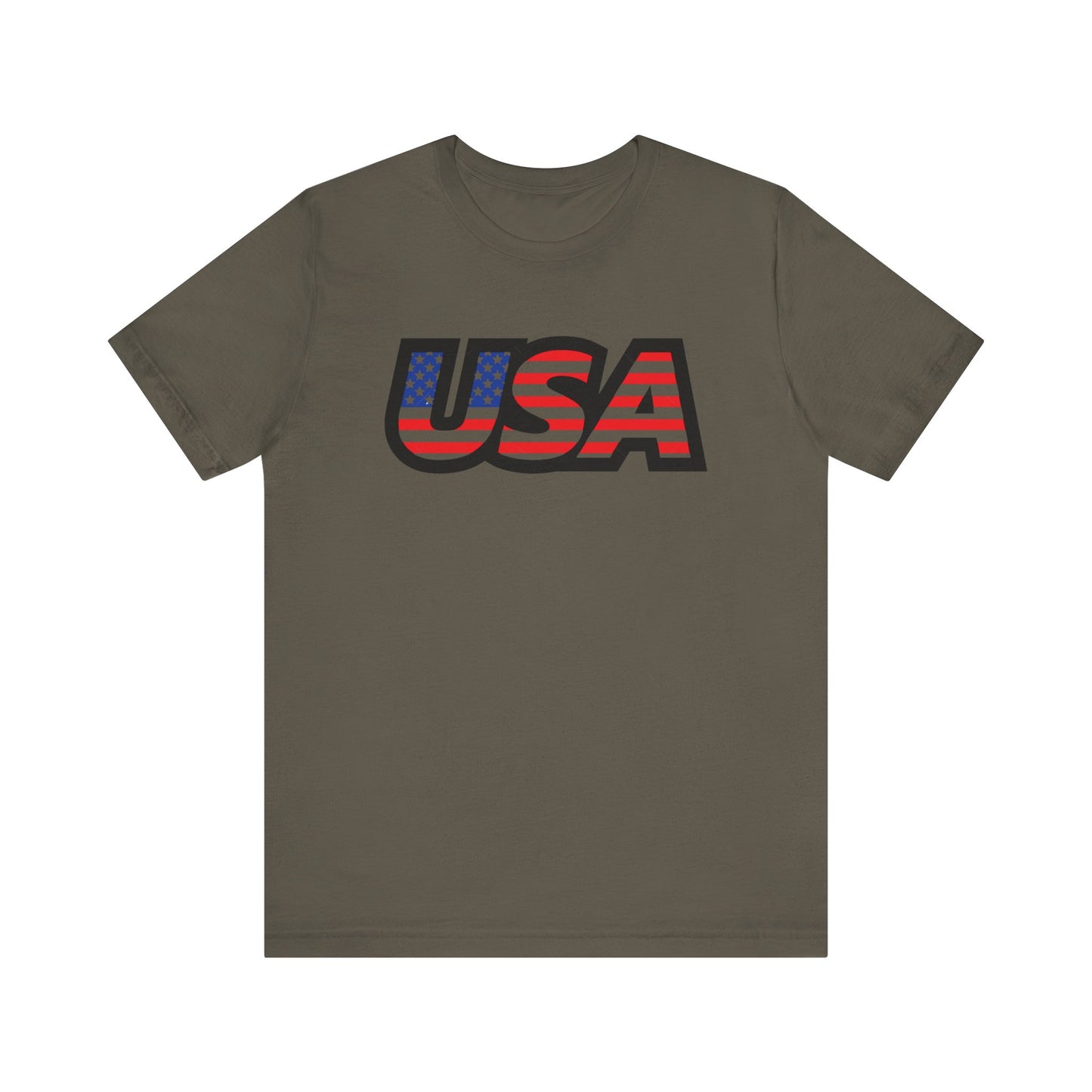 USA Flag Unisex Patriotic T-Shirt | For Independence Day, National Holidays, Casual Wear