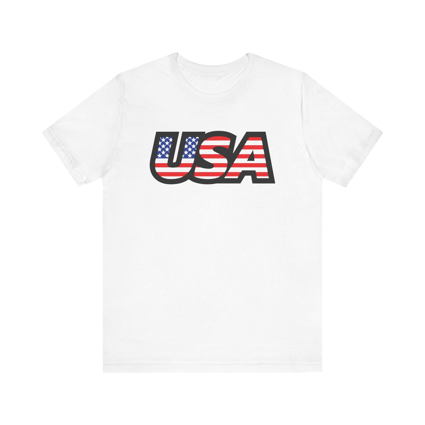 USA Flag Unisex Patriotic T-Shirt | For Independence Day, National Holidays, Casual Wear